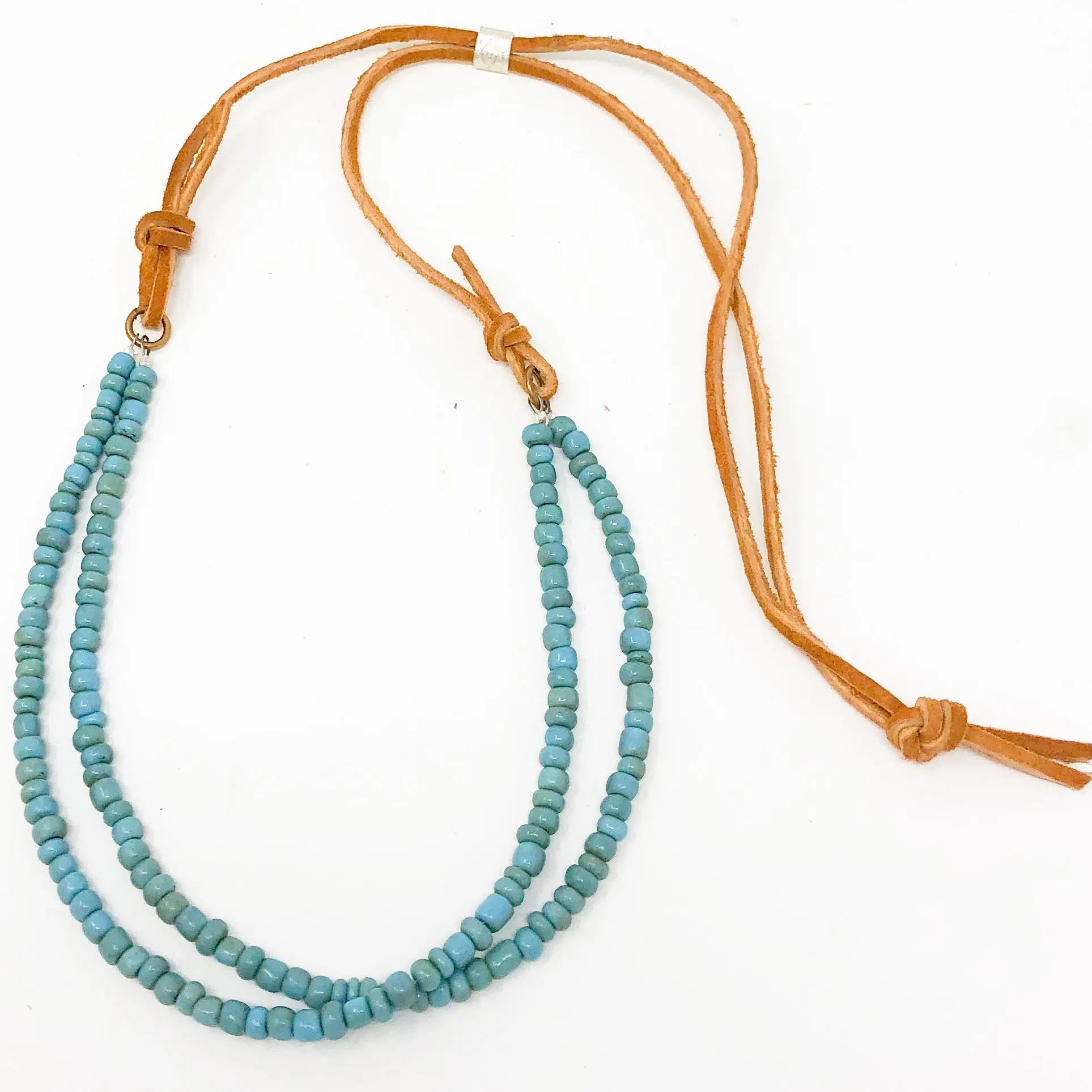 Anya - Stacking Beaded Necklace - Turquoise Wind + The Wanderer, LLC