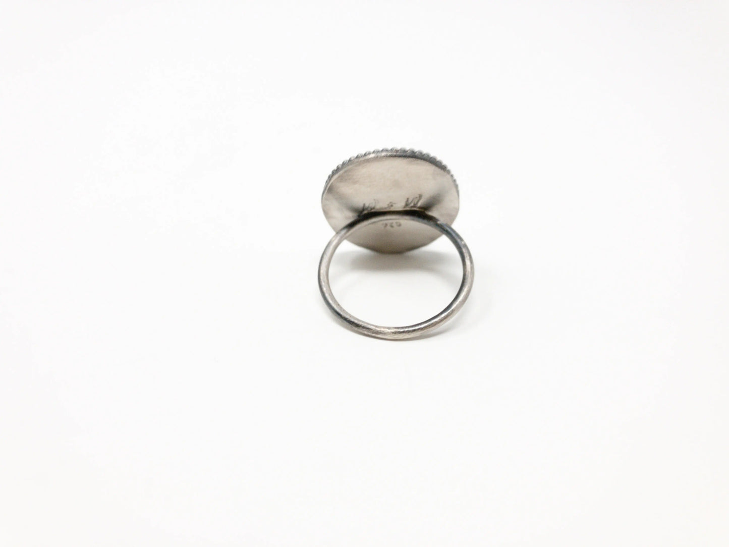 Ruby - Western White Buffalo Turquoise + Silver Ring Wind + The Wanderer, LLC